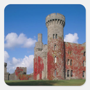 Penrhyn Castle, Gwynedd, Wales 3 Square Sticker