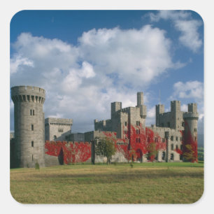 Penrhyn Castle, Gwynedd, Wales Square Sticker
