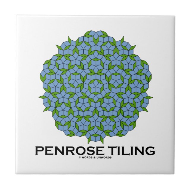 Penrose Tiling (Five-Fold Symmetry) Tile (Front)