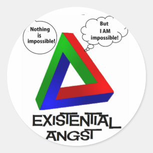 Penrose Triangle - Nothing is Impossible Classic Round Sticker
