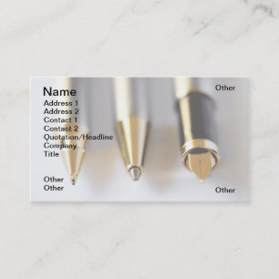 Pens Business Card
