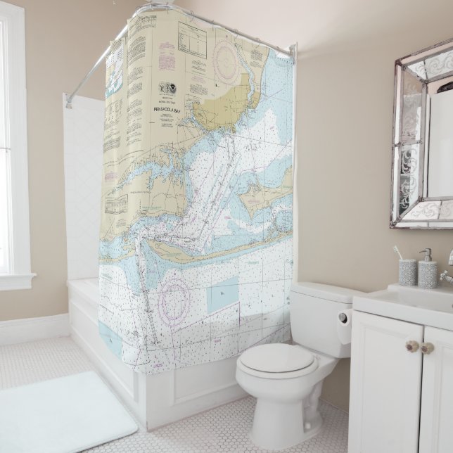 Pensacola Bay Nautical Chart 11383 (In Situ)