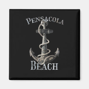 Pensacola Beach Florida Vacation Nautical Anchor Magnet