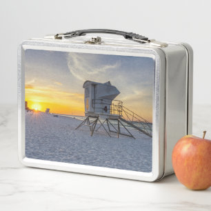 Pensacola Beach Lifeguard Station Sunrise Lunchbox