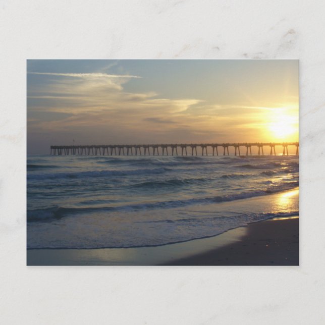 Pensacola Beach Pier Postcard (Front)