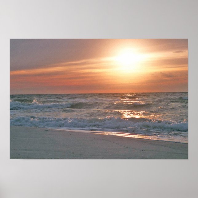 Pensacola Beach Sunrise Poster (Front)