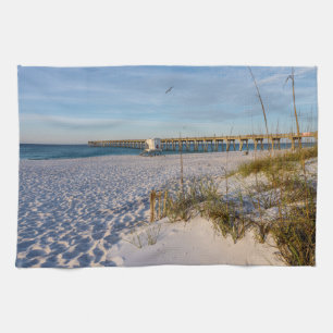 Pensacola Dunes de sable Pier Matin Serviette de c