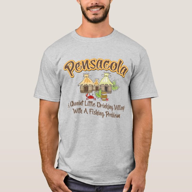 Pensacola Fishing T Shirt (Front)