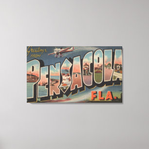 Pensacola, Florida (Airplanes) Canvas Print