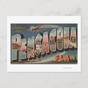 Pensacola, Florida (Airplanes) Postcard