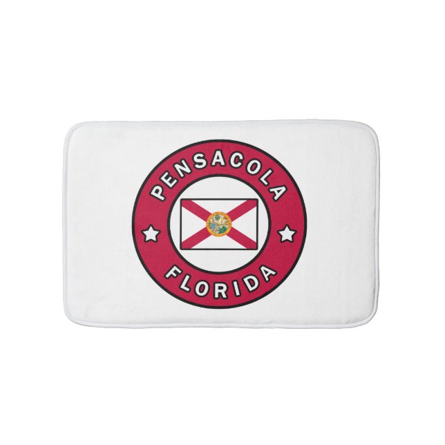 Pensacola Florida Bath Mat (Front)
