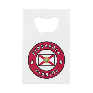 Pensacola Florida Credit Card Bottle Opener