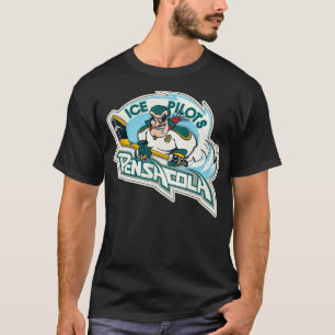 Pensacola Ice Pilots Retro Defunct Ice Hockey T-Shirt