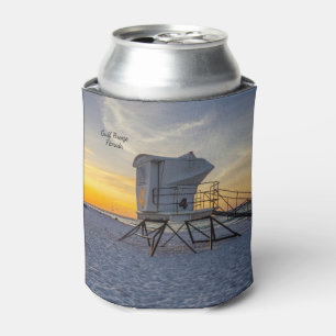 Pensacola Lifeguard Station Sunrise Can Cooler