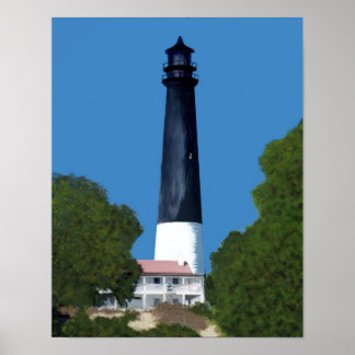 Pensacola lighthouse poster