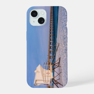 Pensacola Morning Lifeguard Stand And Pier iPhone 15 Case