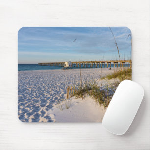 Pensacola Sand Dunes Pier Morning Mousepad
