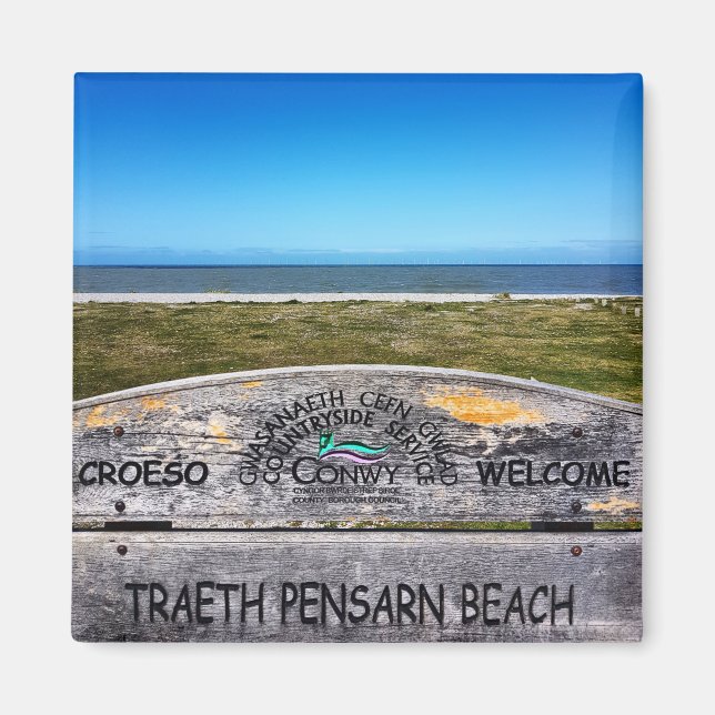 Pensarn Beach Magnet (Front)