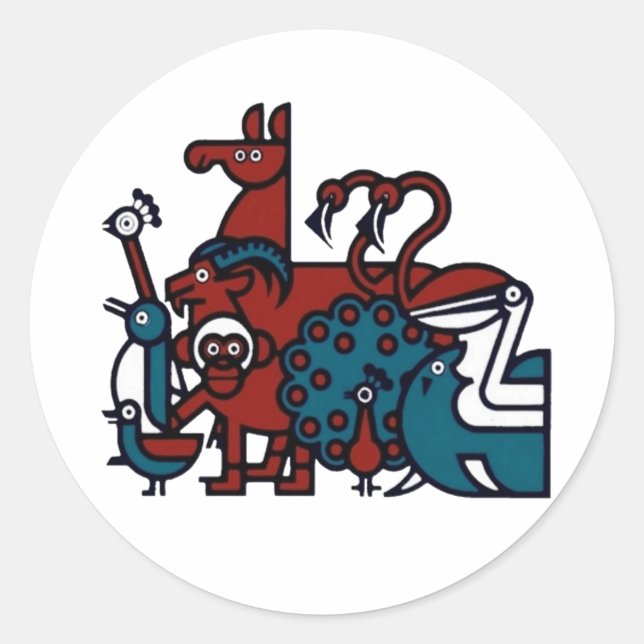 Penscynor Bird Gardens Self Adhesive Sticker (Front)