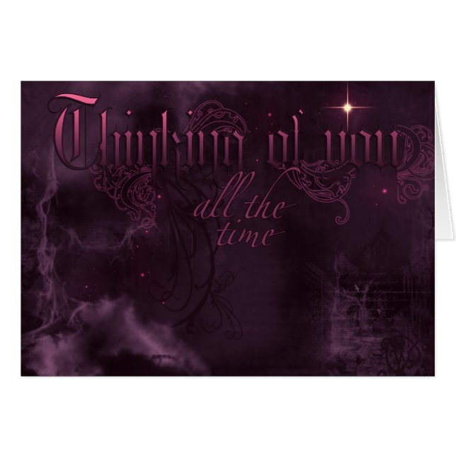 Pensée à vous (Devant horizontal)