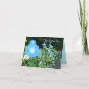 Pensée à vous… carte pour notes de gloires de