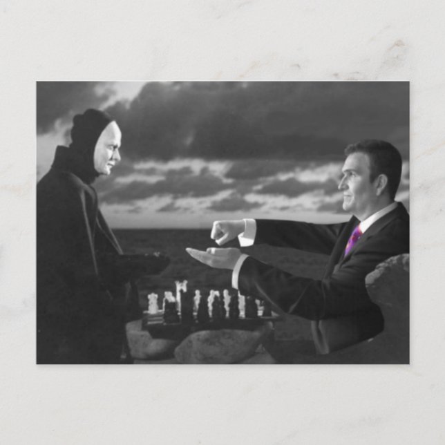 Pensée en dehors de la carte postale de la boîte (Devant)