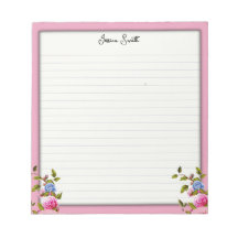 Pensées florissantes : Bloc-notes à motifs fleuris