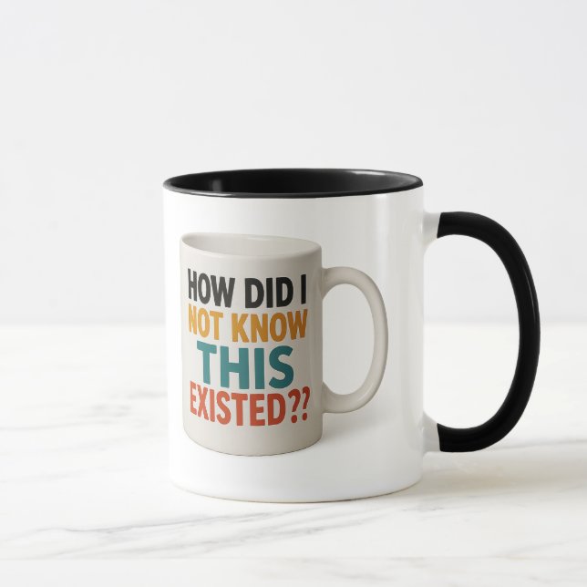 Pensées Profondes - Tasse à Café (Droite)