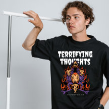 Pensées Terrifiantes vêtements de rue T-shirt