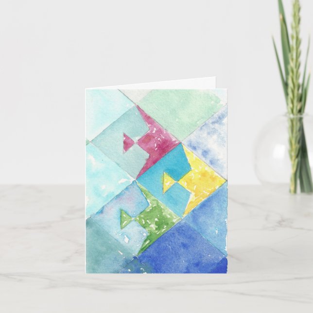 Penser à votre carte de poisson (Devant)