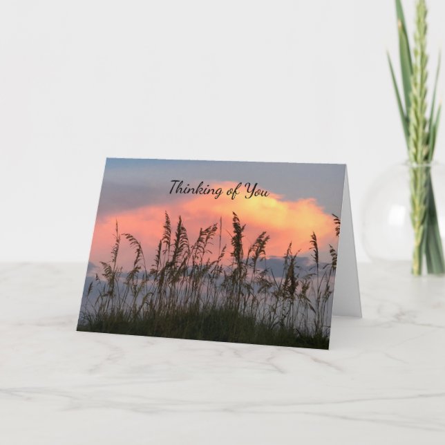 Penser à votre carte de sympathie (Devant)