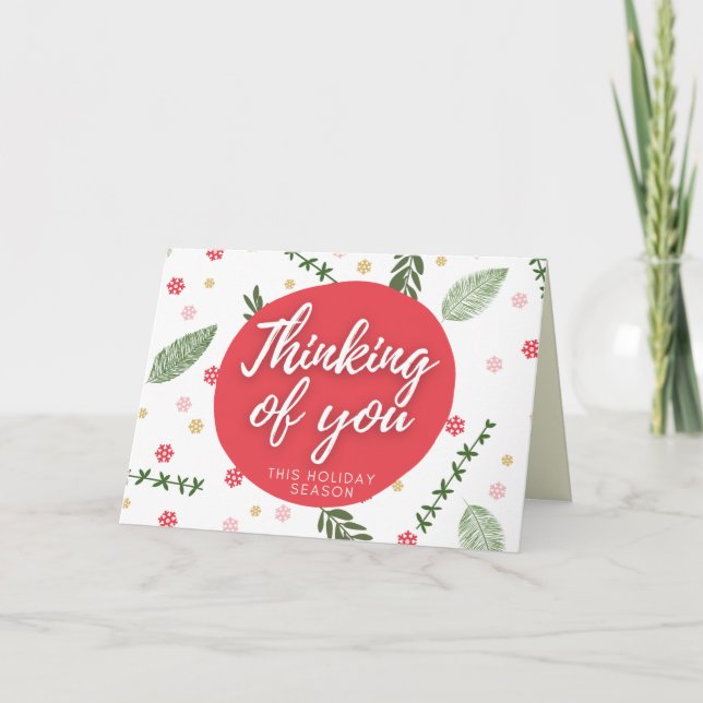 Penser À Votre Carte De Vacances (Devant)