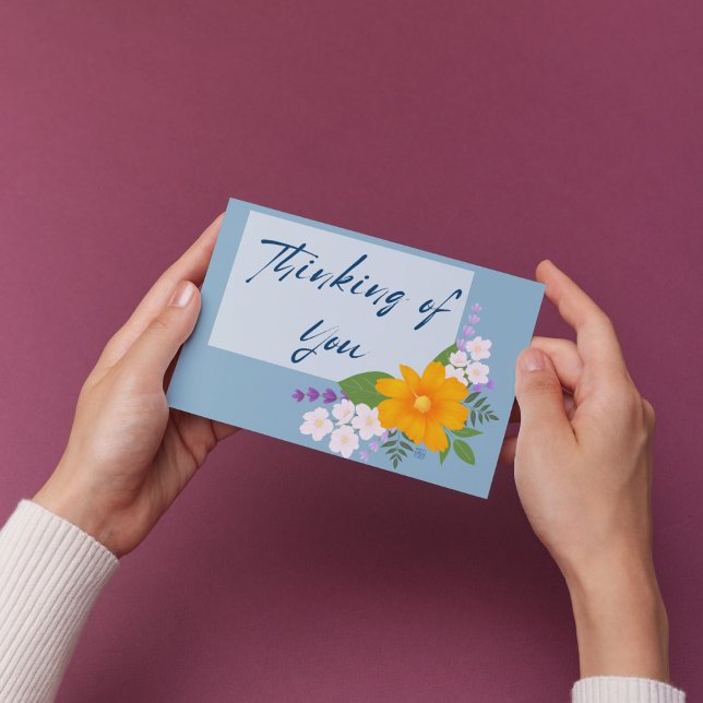 Penser à votre carte de voeux avec Bouquet de sout (Créateur téléchargé)