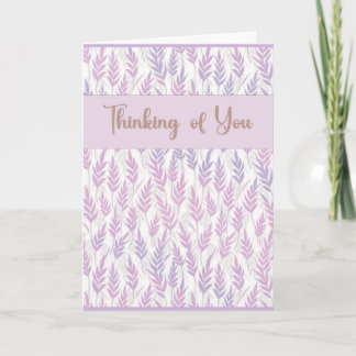 Penser à votre carte de voeux Lavender