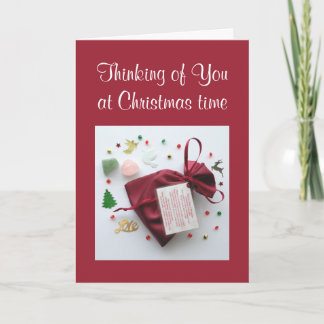 Penser à vous à Noël Carte de Sympathie