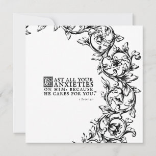 Penser à vous Carte de voeux Inspirationnelle