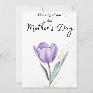 Penser à vous Cette carte de sympathie pour la fêt