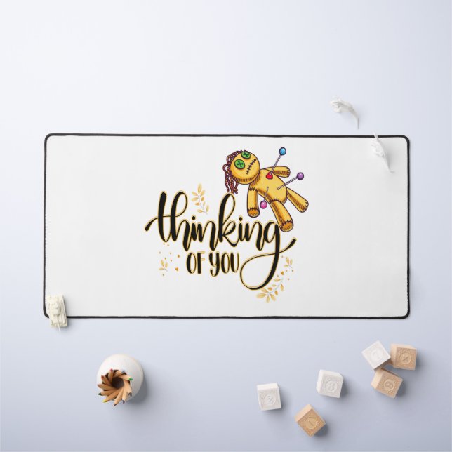 Penser à vous drôle Halloween Poupée vaudou (Tableau pour enfants)