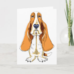 Penser À Vous La Carte De Chien De Chien De Poigné