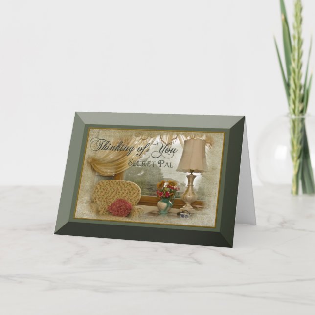 Penser à vous SECRET PAL - CARTE DE REMARQUE BLANC (Devant)