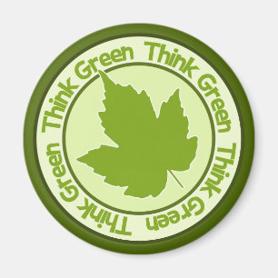 Penser aimant vert