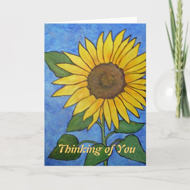 Pensez à votre carte tournesol (Devant)
