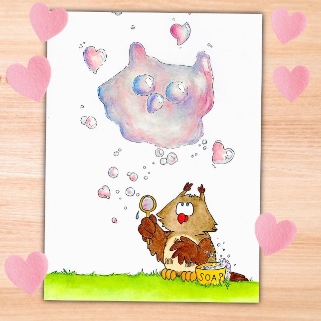 PENSEZ À VOUS carte postale par Nicole Janes (Créateur téléchargé)