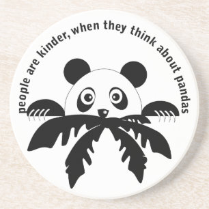 Pensez aux dessous de verre de pandas