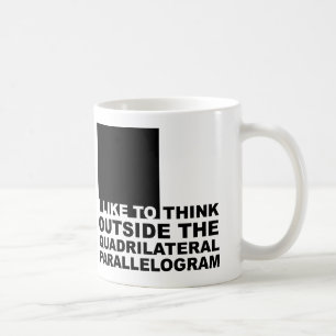 Pensez Dehors De La Boîte Drôle Geek Nerd Mug