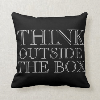 Pensez en dehors du coussin de boîte
