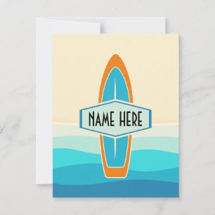 Pension de surf sur la plage Carte Vacances Plat