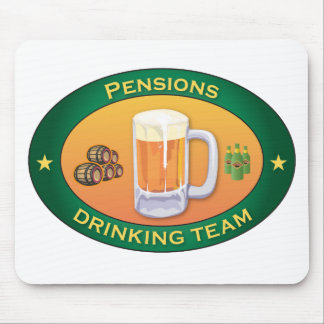 Pensions Drinking Team Mouse Pad