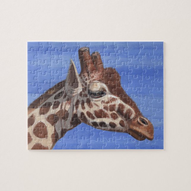 Pensive Giraffe Jigsaw Puzzle (Horizontal)
