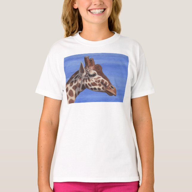 Pensive Giraffe T-Shirt (Front)